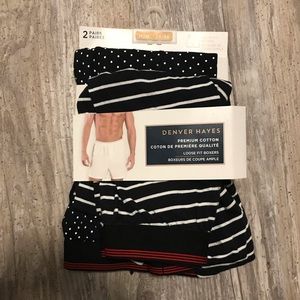 NWT Men’s Denver Hayes loose fit boxers 2 pack